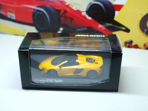 MINICHAMPS - MCLAREN 675LT SPYDER - GIALLO - MODELLINO AUTO SCALA 1/43 537 154430 - Foto 2 di 6