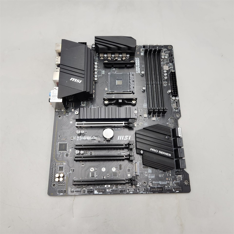 MSI PRO B550VC ProSeries Motherboard (AMD AM4, DDR4, PCIe 4.0, M.2