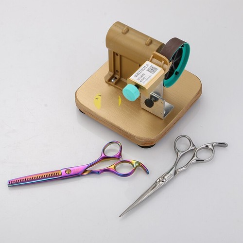 Hairdresser Flat Shear Machine Grinding Machine Tailor Scissors Sharpener Tool - Picture 3 of 6