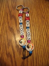 I LOVE MY DOG KEY CHAIN - BEAGLE