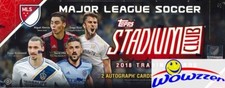 2018 Topps Stadium Club MLS Soccer HUGE Factory Sealed HOBBY Box-2 AUTOS