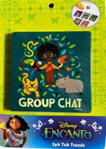 Paquete de 5 peldaños de ducha para bañera para niños Disney Encanto Luisa Isabella Mirabel antideslizantes - Imagen 2 de 3