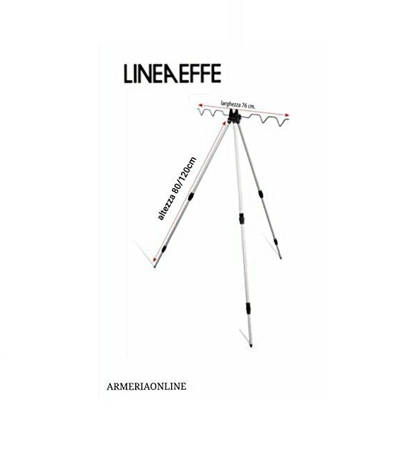 Tripode da Pesca surfcasting reggicanne Bastone Porta canne treppiede 2 sezioni