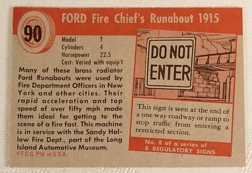 MUNDO SOBRE RUEDAS 1954 9 CARTAS COCHES ANTIGUOS FORD BUICK ETC EN MUY BUEN ESTADO-CASI NUEVO - Imagen 3 de 3
