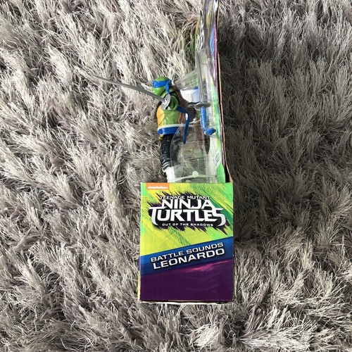 Teenage Mutant Ninja Turtles - Battle Sounds FIGUR LEONARDO NEU - Bild 3 von 4
