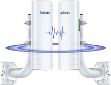 Wireless Bridge Point to Point 2 Gigabit Ports 5KM PtMP 1300Mbps Network Extend