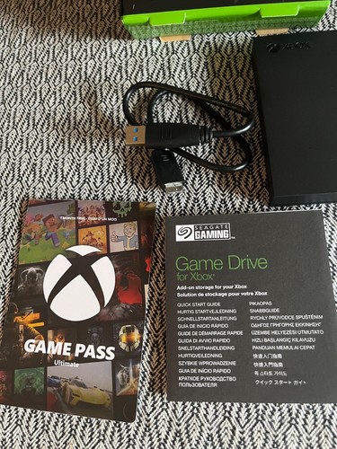 New Open Box  SEAGATE 2TB External Game Hard Drive For Xbox - Afbeelding 4 van 5
