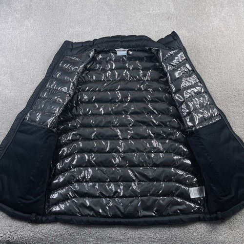 Columbia Vest Mens Medium Black Powder Lite Insulated Puffer Omni Heat Lined - Picture 6 of 14