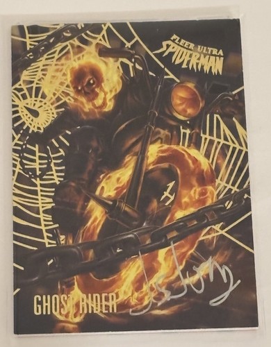 2017 Fleer Ultra Spider-Man GOLD WEB #98 GHOST RIDER 41/49 Auto Jason Juta