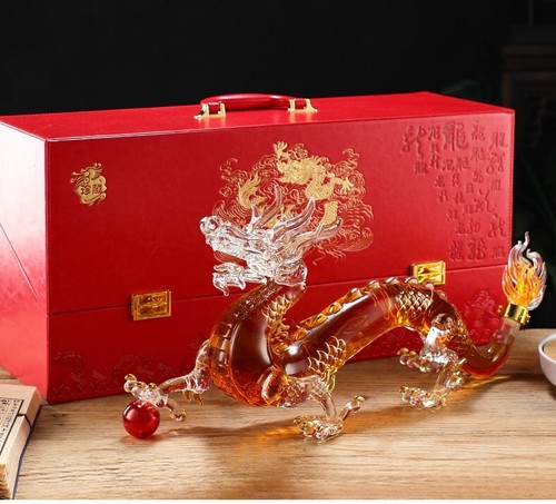 1000ML Dragon Drinking Chinese Zodiac Dragon Whiskey Set Reusable Dragon Boat - Picture 7 of 7