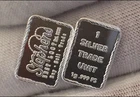 1 GRAM .999 Silver Trade Unit Gram Bar