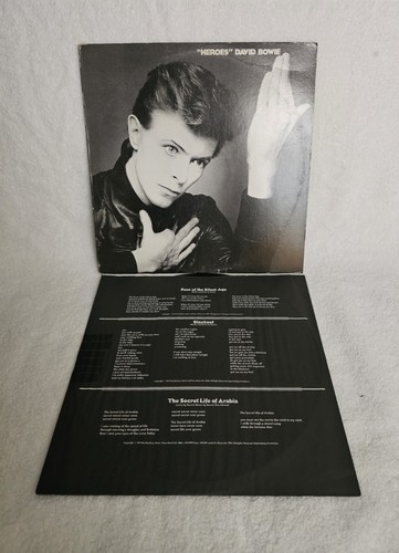 Vintage David Bowie 12" Vinyl LP "Helden" schwarzes Album 1977 AFL-2522 RCA Victor - Bild 15 von 21