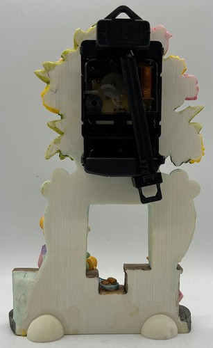 Nuevo Lindo 10”x6”x2.5” Ratón Familia con Florero Escritorio/Estante/Reloj de Mesa - Imagen 6 de 8
