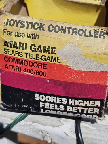 Suncom Slik Stik Joystick Controllers for Atari 400/800 & Commodor 2 Boxes Parts - Picture 13 of 14