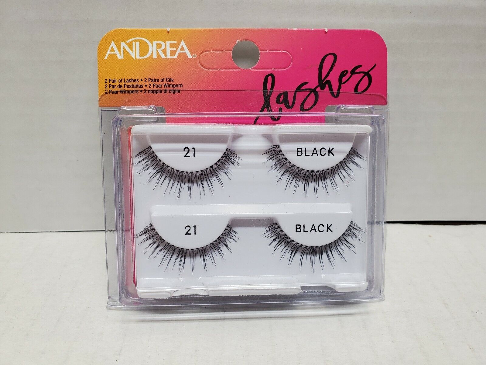 Andrea Two-of-a-Kind (Twin Pack) #21 BLACK Lashes **NEW**