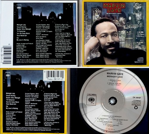GAYE MARVIN *VG+* "MIDNIGHT LOVE" US CBS CD