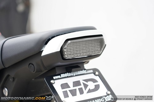 Señales de giro integradas Luz trasera LED LENTE TRANSPARENTE se adapta a Honda Grom 125 2022-2025 - Imagen 3 de 8