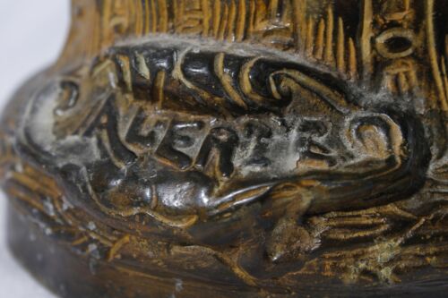 Alerte massive Bronze Cherub Putti Statue Statuette nach Louis Auguste Moreau - Bild 3 von 8