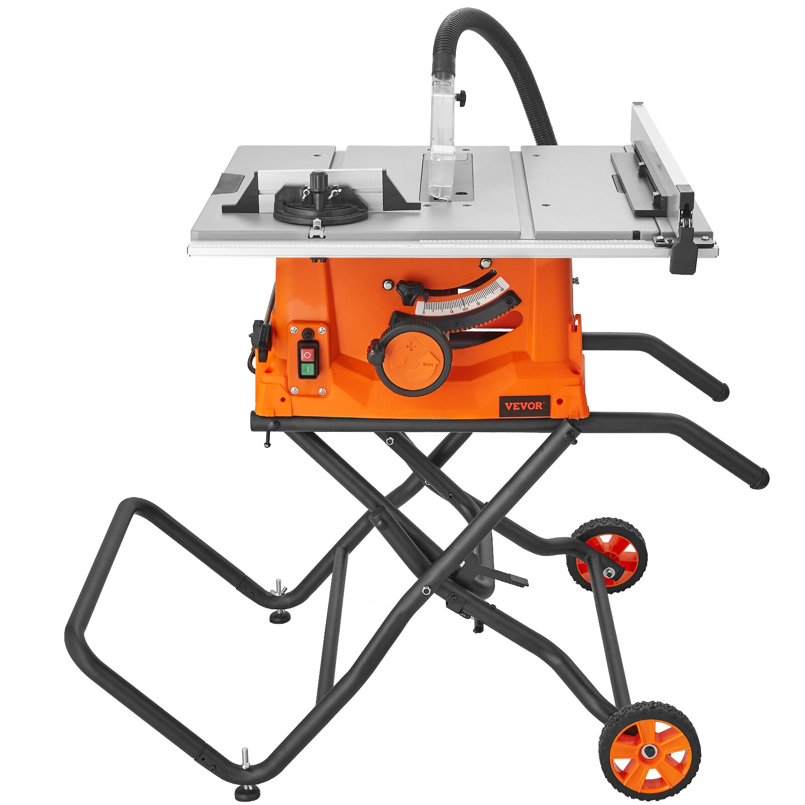 VEVOR Sierra Circular de Mesa con Soporte Corte de Madera 625mm 4800rpm...