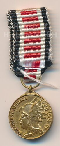 140149: Deutsch Süd West Afrika Denkmünze für Kämpfer, 1901, 17,6 mm als Hänger