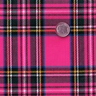 ACRYL KLEID KLEIDUNG ROCK SCHULUNIFORM STOFF SCHOTTISCHER TARTAN KARIERT CHECK