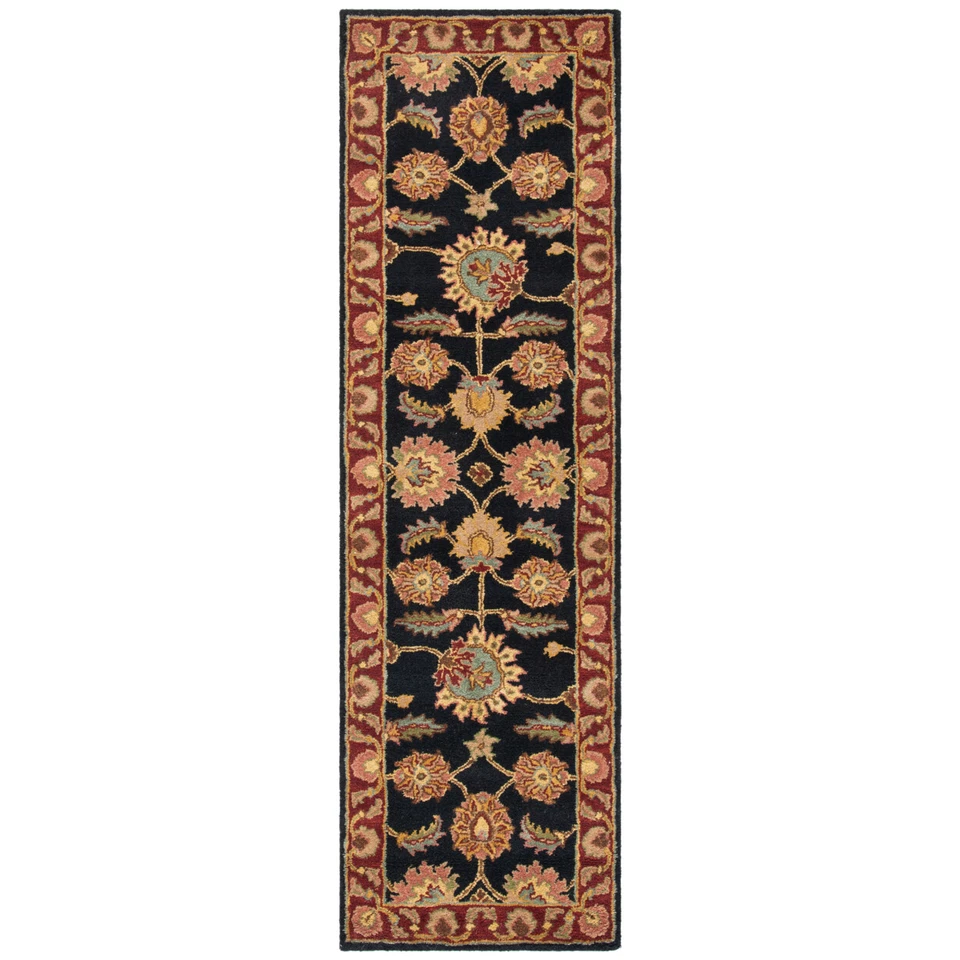 SAFAVIEH Classic Collection CL359A Handmade Navy/Red Rug - Image 4 of 4