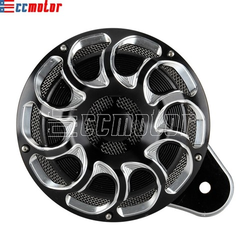 Motorcycle Horn Speaker Cover For Harley Big Twin '91-'17 Sportster Dyna Softail - Picture 7 of 8