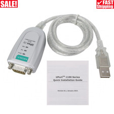 MOXA UPORT 1110 One-Port RS232 to USB Adapter Cable RS232 to USB Converter