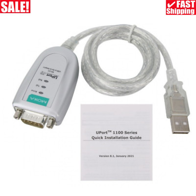 MOXA UPORT 1110 One-Port RS232 to USB Adapter Cable RS232 to USB Converter