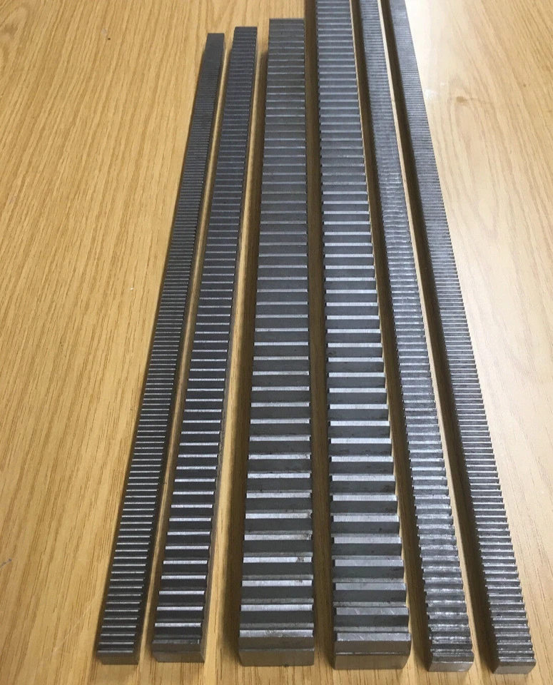 Zahnstange Zahnrad Modul 1,5 Stirnrad Zahnstangen L 2000/ 1000/500 mm Stahl - Bild 2 von 4