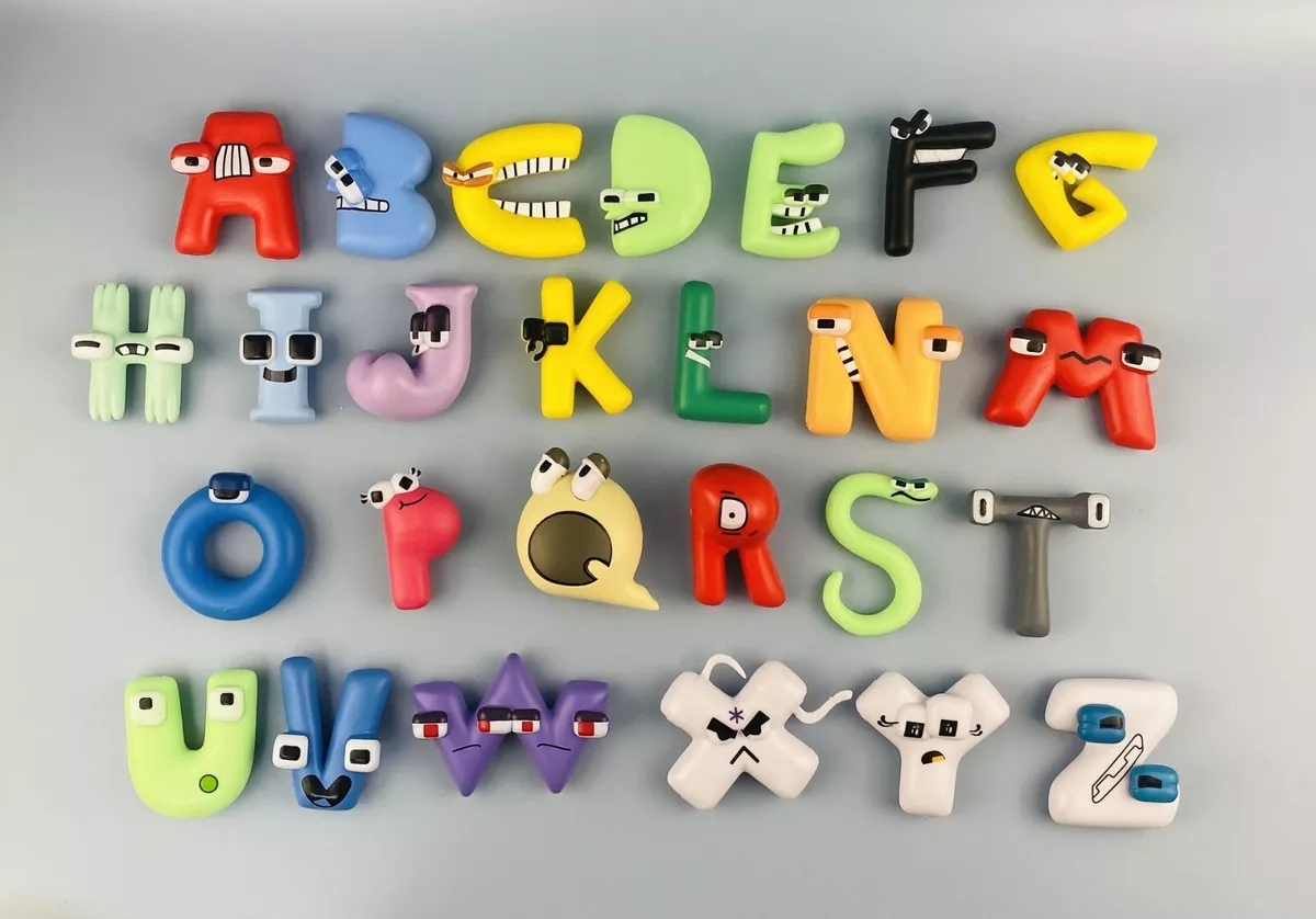 26pc/Set Alphabet Lore Action Figure Toys Doll Mini PVC Model Toy Cake  Decor