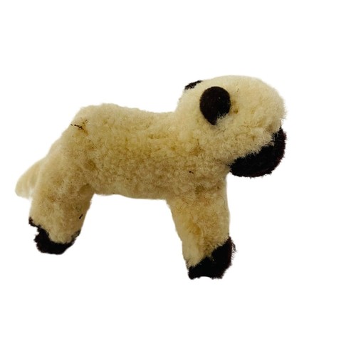 Vintage Wool Felt Toy Puppy Dog 2 1/2" - Picture 1 of 5