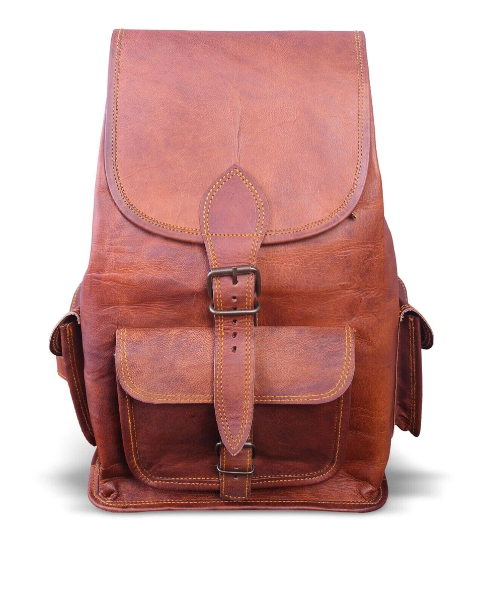 Leather bag back deals