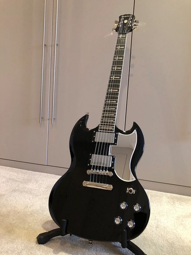 WD Chrome Mirror Acrylic Pickguard for Epiphone Tony Iommi SG Custom 2014-2018 - Picture 4 of 5
