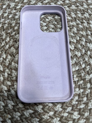 Apple iPhone 13 Pro Case Liquid Silicone MagSafe Light Purple - Photo 2 sur 10