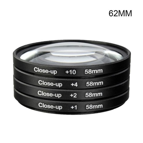 4 Pieces/set Macro Close Up Lens Filter +1+2 +4+10 Filter Kit 49-82mm Avaliable - Picture 15 of 19