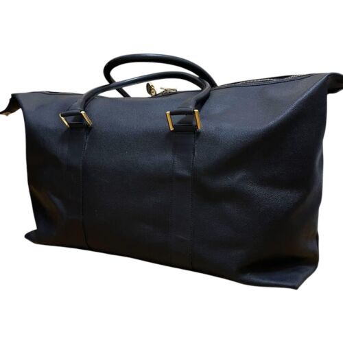 GIANNI VERSACE COUTURE Medusa borsa boston in pelle nera - Foto 5 di 9