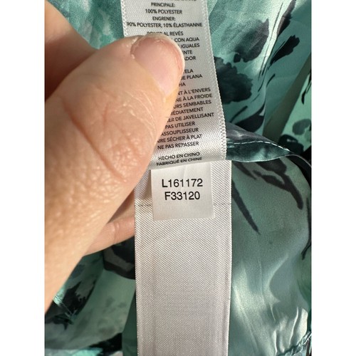 Rise Lularoe Jacket Women 3X Floral Green Zip Lightweight Activewear Windbreaker - Picture 11 of 14