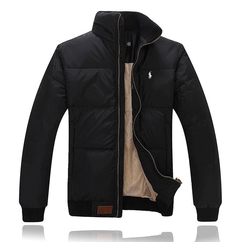 uomo corto piumino vero piuma d' OCA Parka giù cappotto giacca Casual