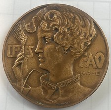 CERES FAO Large Medal Science Bronze Rome 2.5  Food and Agriculture Organization
