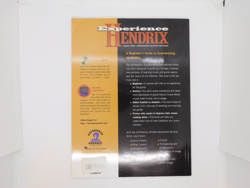 Book Music Experience Hendrix Book One Beginning Guitar Method CD Included Hal L - Picture 2 of 2