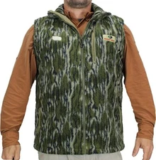 Paramount Wasatch Sherpa Fleece Camo Ultra Quiet MO Bottomland Camo Hunting Vest