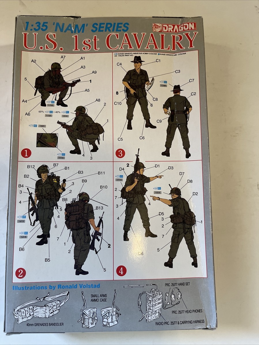 1994 Dragon 1:35 'NAM' Series U.S. 1st Cavalry Model Kit