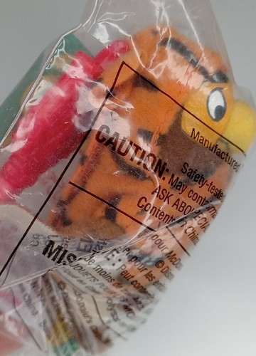 McDonalds Happy Meal Stofftier 2000 Disney Winnie Puuh Tigger Film #6 Eule - Bild 4 von 4
