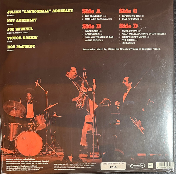 洋楽 Cannonball Adderley/Burnin' in Bordeaux 41XStRk1mBL._UF1000,1000_QL80_.jpg