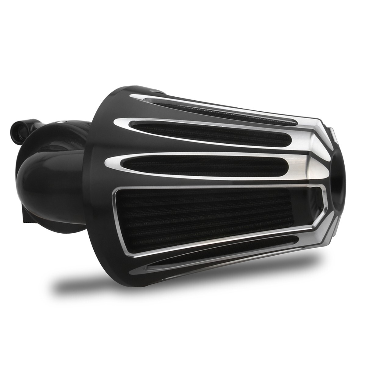 CNC Cut Cone Air Cleaner For Harley Touring Street Glide 08-16 & Softail 16-17