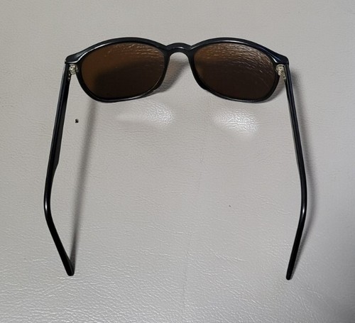 Rare 1980s Vintage Revo Sunglasses Japan Frame Black w/ Blue Mirror Lenses - Picture 8 of 16