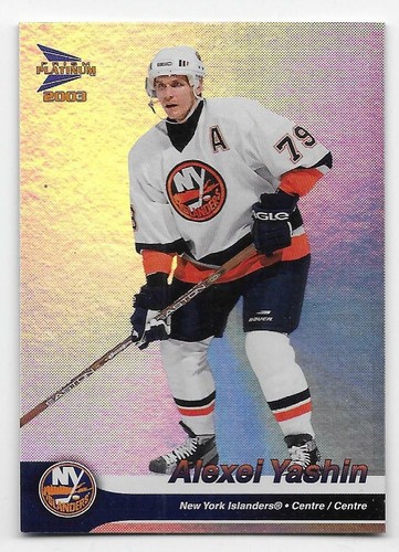 02/03 McDONALD'S PACIFIC PRISM PLATINUM BASE Hockey (#1-42) U-Pick From List - Picture 26 of 43