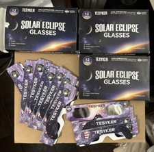 36 Solar Eclipse Glasses- 3 x 12 Packs, NIB             AAS Approved ISO Certifi