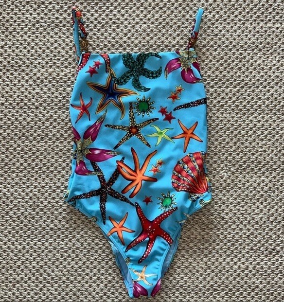 NEW Versace Trésor De La Mer Print Swimsuit size xs | eBay